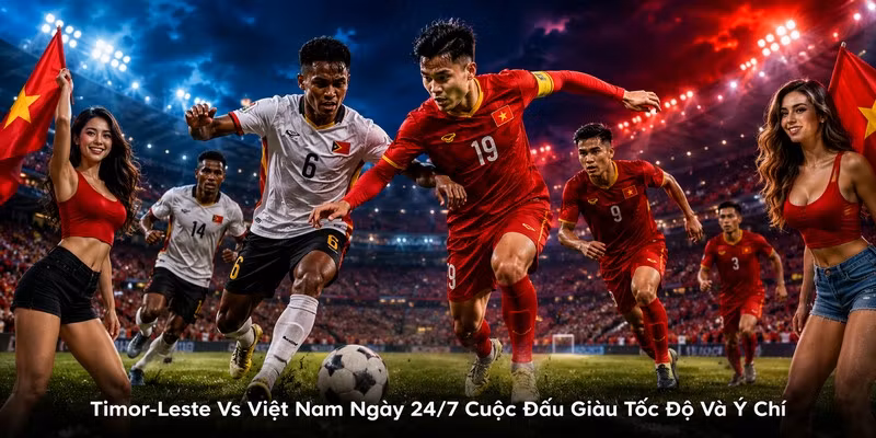 Timor-Leste Vs Việt Nam Ngày 24/7 Cuộc Đấu Giàu Tốc Độ Và Ý Chí