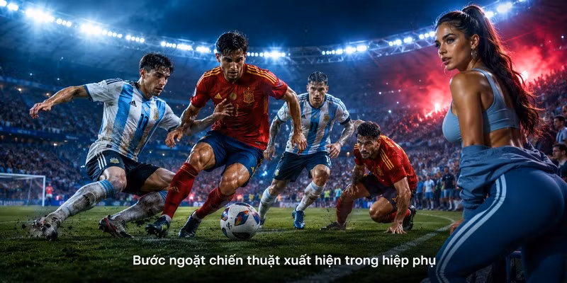 Bước ngoặt chiến thuật xuất hiện trong hiệp phụ